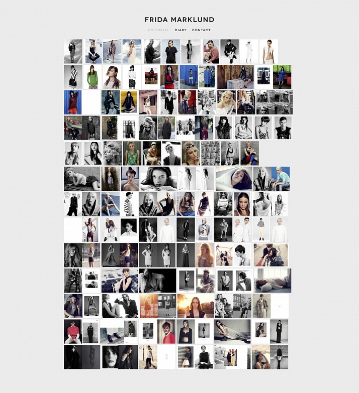 Fotograf Frida Marklund | Design | Kod