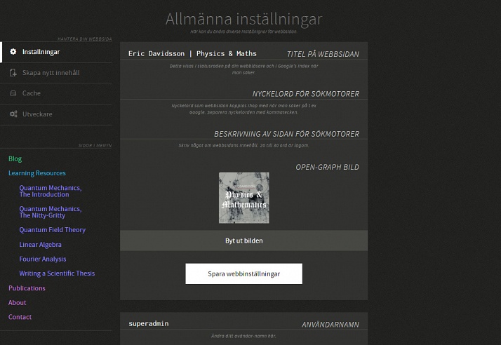 Utveckling och interaktionsdesign - Red Panda CMS | Interaktionsdesign | Kod